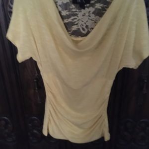 NWOT BCX Stylish Yellow Top.      Size XS